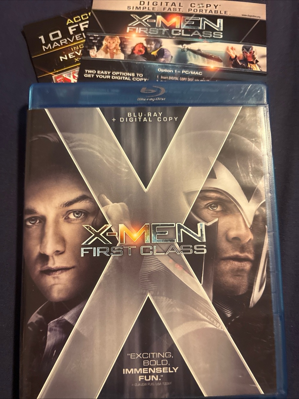 X-Men: First Class Blu-ray + Digital Copy (Black, Blue)